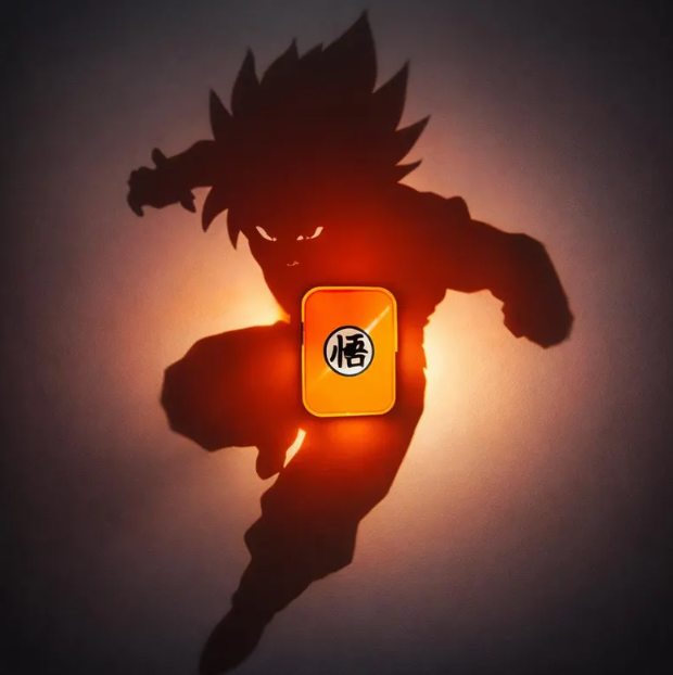 Dragon Ball Goku Shadow Lamp