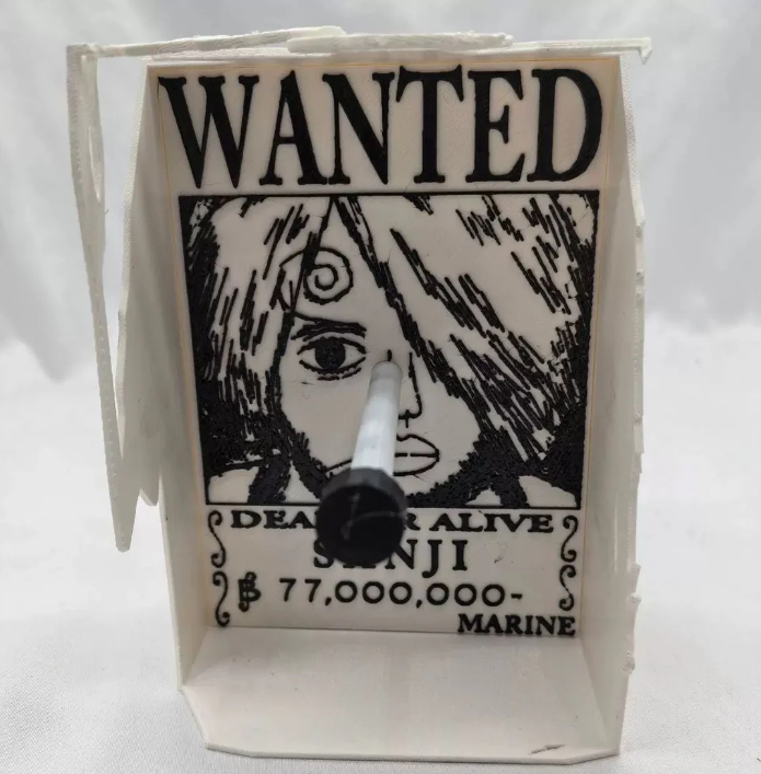 One Piece Sanji Shadow Lamp