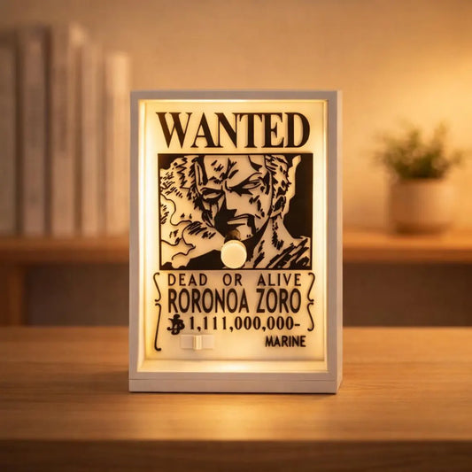 Zoro One Piece Shadow Wall Lamp